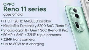 Specifications of Oppo Reno 11 Pro