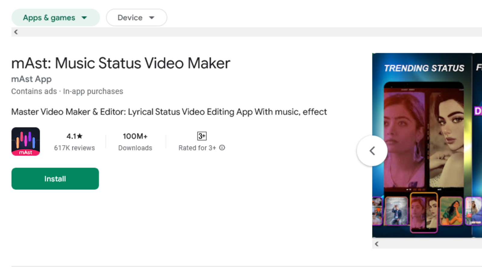 Mast App